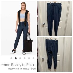 •LULULEMON• Ready to Rulu Joggers Heathered Blue 29” Inseam